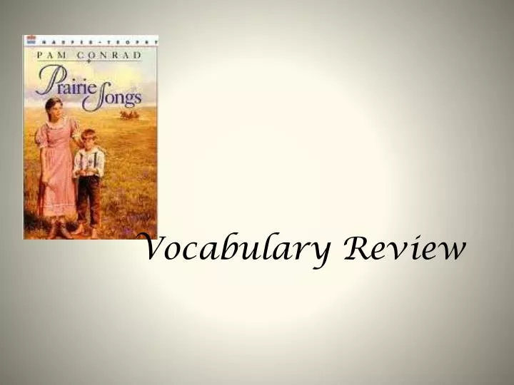 vocabulary review