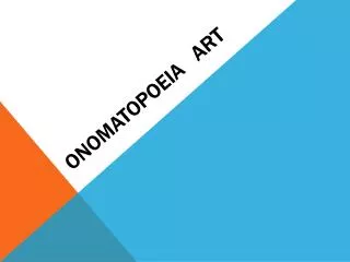 Onomatopoeia art