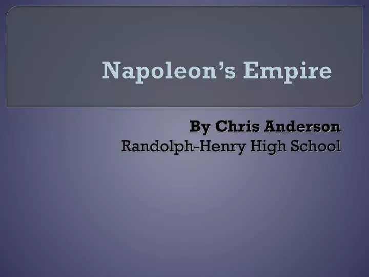 napoleon s empire