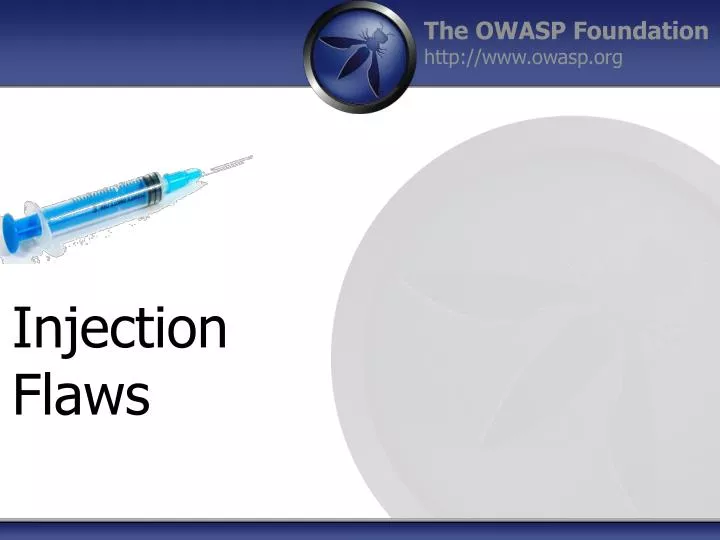 injection flaws