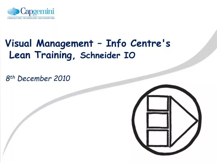 visual management info centre s lean training schneider io