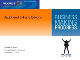 DataXtend 8.4 and Beyond