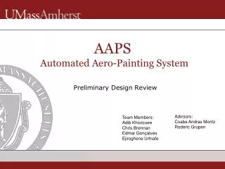 AAPS  Automated Aero-Painting System