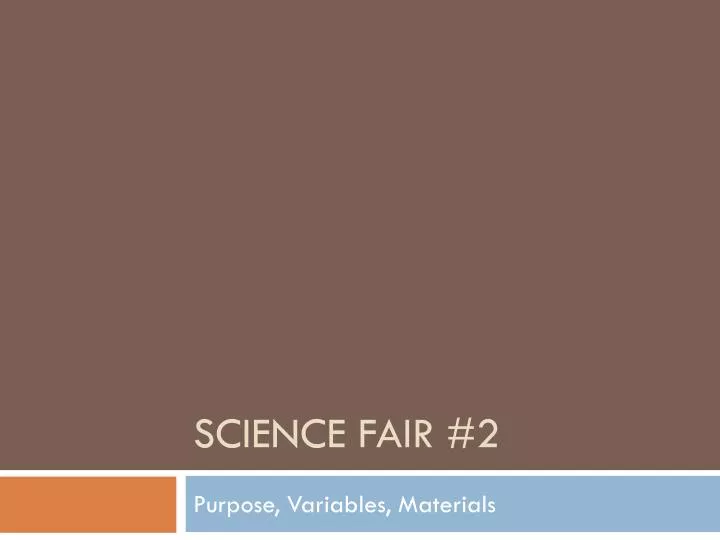science fair 2