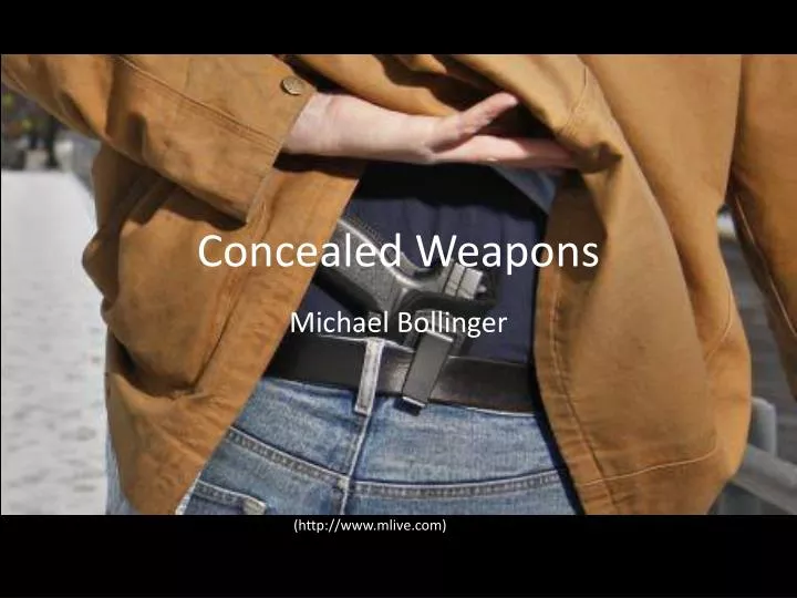 concealed weapons