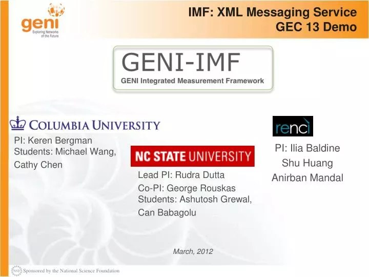 imf xml messaging service gec 13 demo