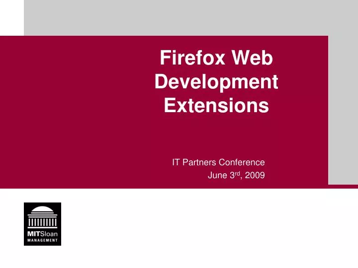 firefox web development extensions