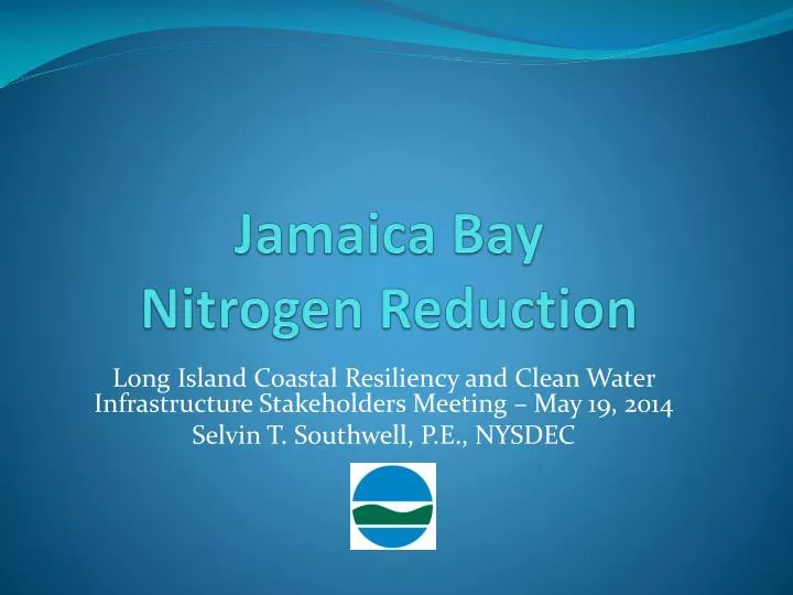 jamaica bay nitrogen reduction