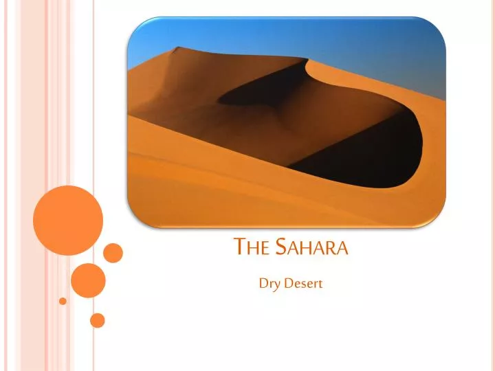 the sahara