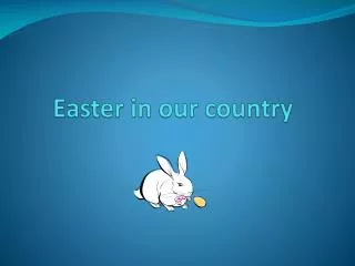 easter in our country