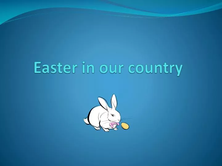 easter in our country