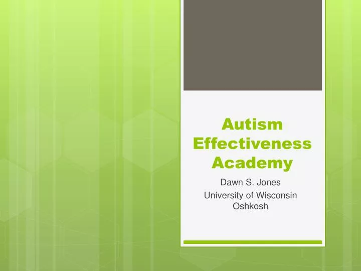 autism effectiveness academy