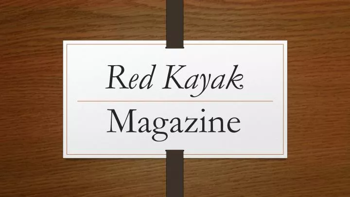 red kayak magazine