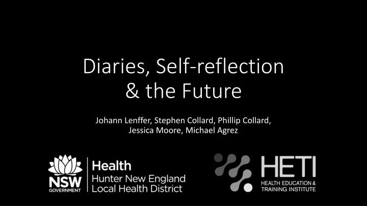 diaries self reflection the future