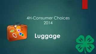 4H-Consumer Choices 2014