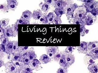 Living Things Review