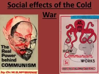 Social effects of the Cold War