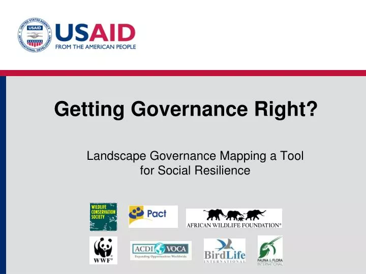 getting governance right
