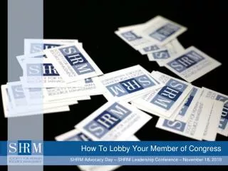 How To Lobby Your Member of Congress