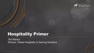 Hospitality Primer
