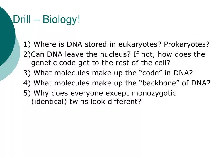 drill biology