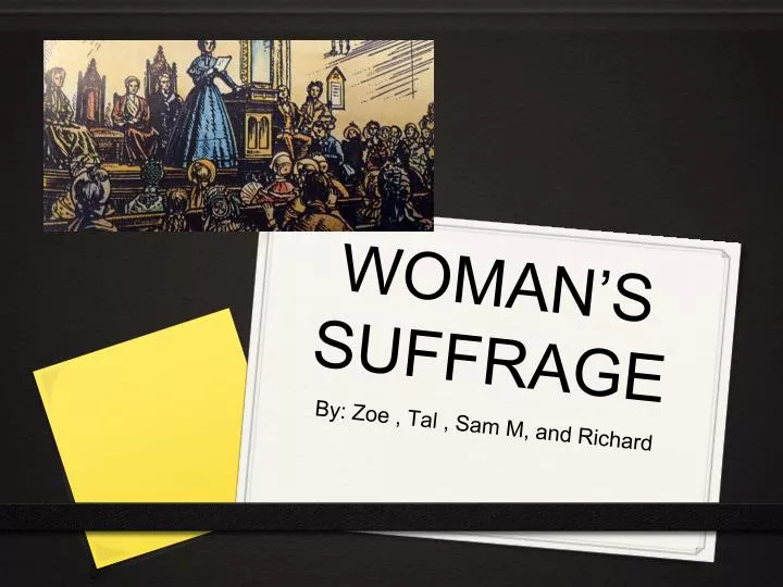 woman s suffrage