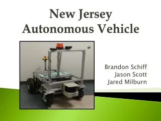 New Jersey Autonomous Vehicle