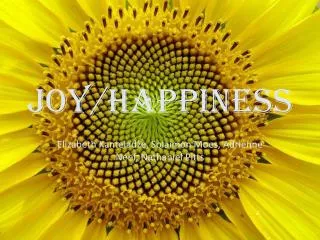 Joy/Happiness