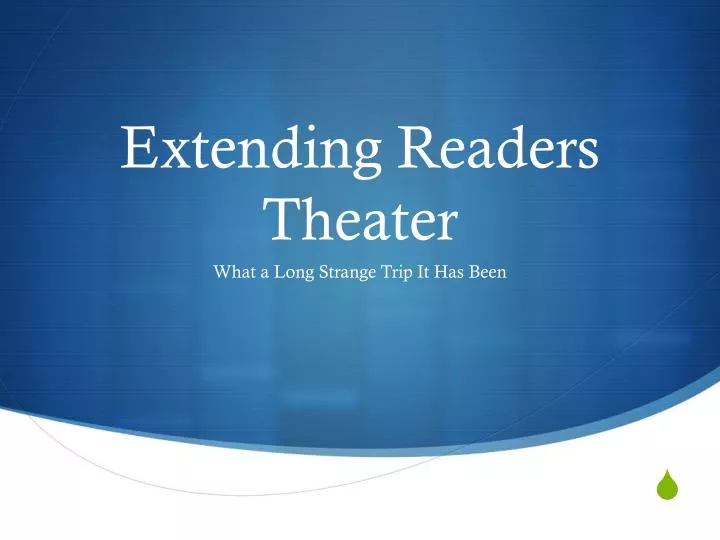 extending readers theater