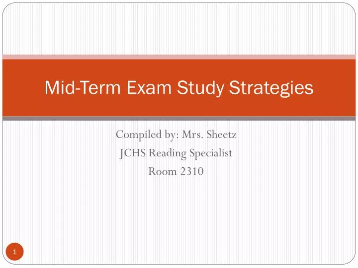 mid term exam study strategies