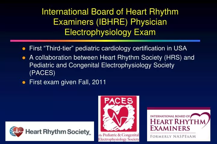 international board of heart rhythm examiners ibhre physician electrophysiology exam