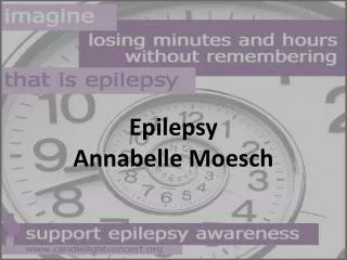 Epilepsy Annabelle Moesch