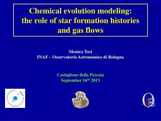 Chemical evolution modeling: the role of star formation histories and gas flows