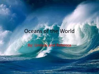oceans of the world