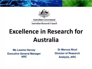 Excellence in Research for Australia