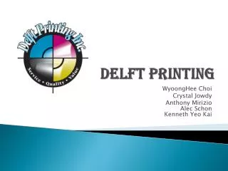 Delft Printing