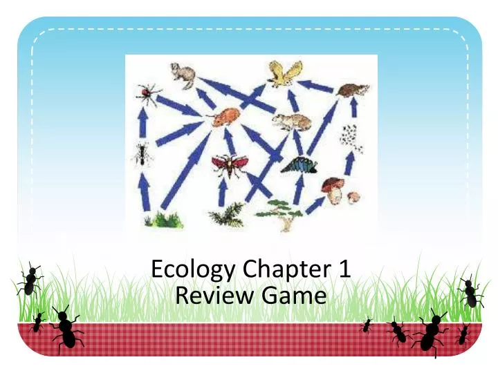 ecology chapter 1 review game