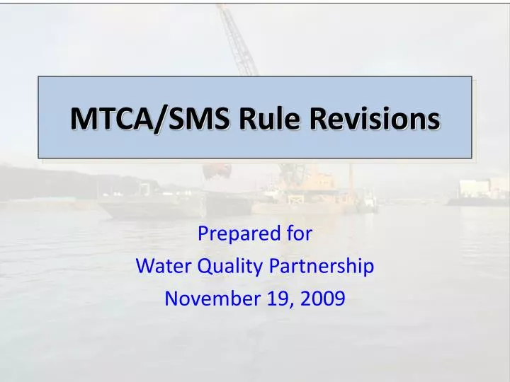mtca sms rule revisions