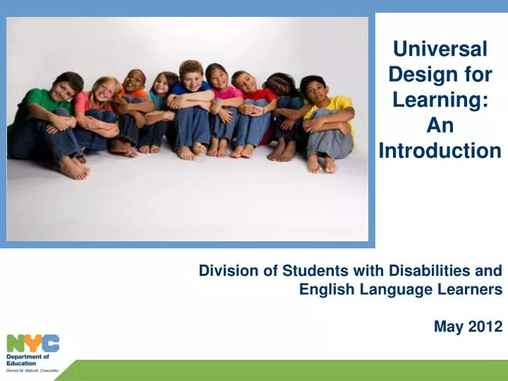 universal design for learning an introduction
