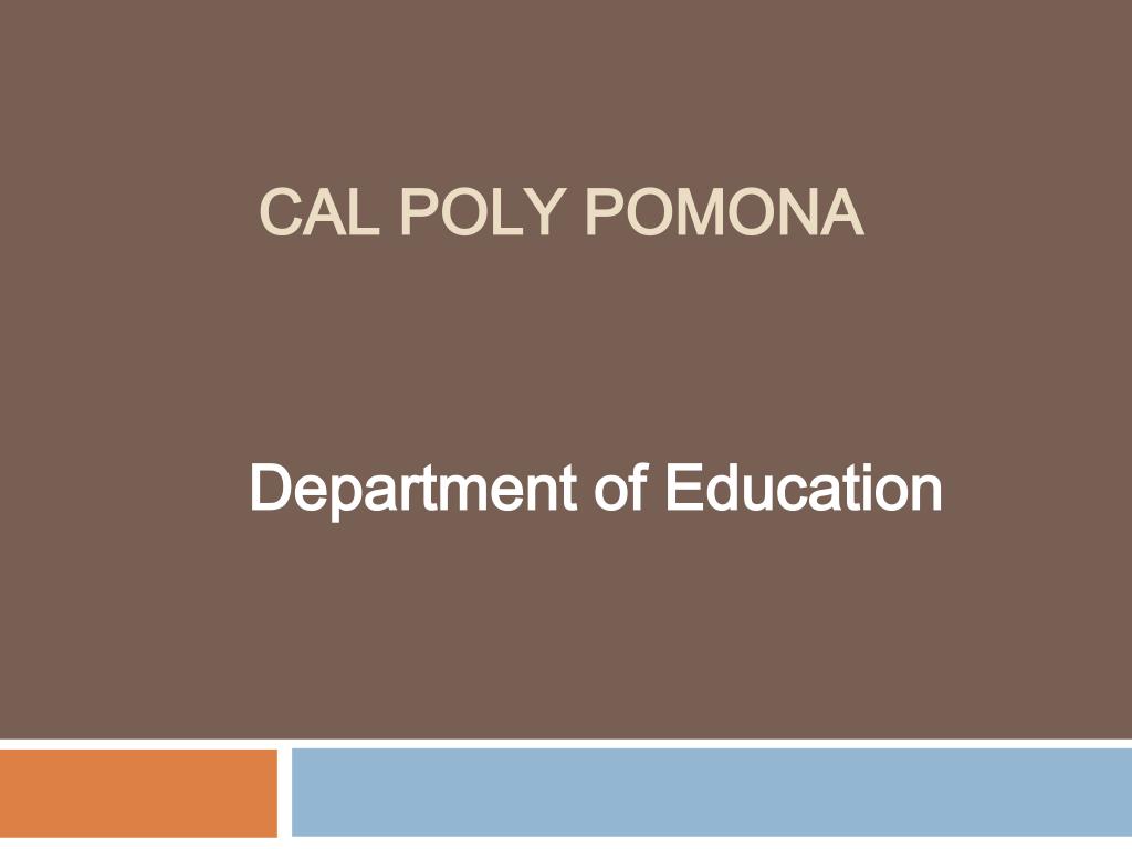 PPT Cal Poly Pomona PowerPoint Presentation, free download ID2436636