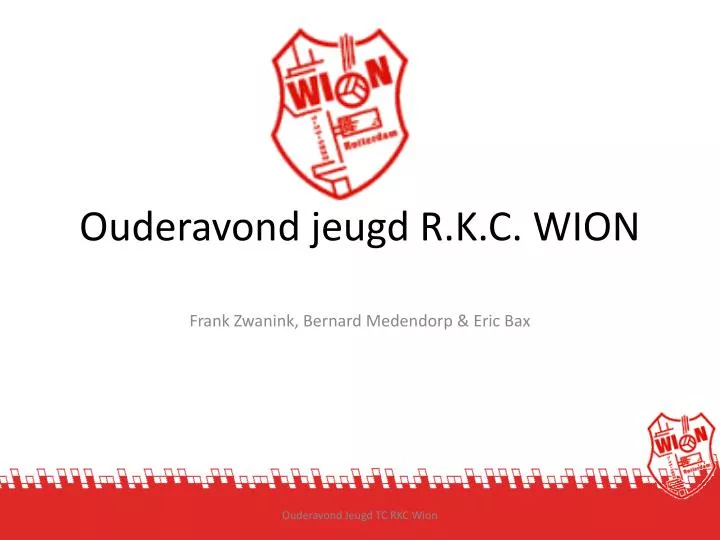 ouderavond jeugd r k c wion