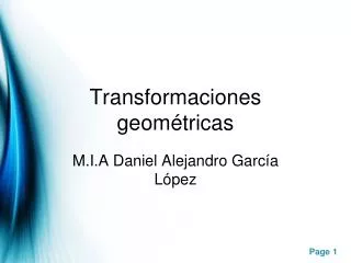 transformaciones geom tricas