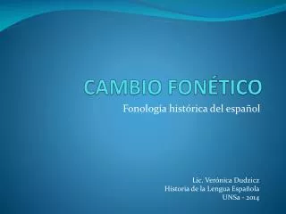 cambio fon tico