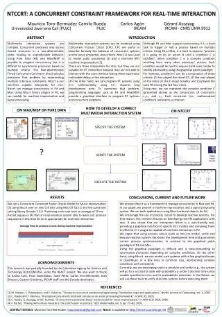 NTCCRT: A CONCURRENT CONSTRAINT FRAMEWORK FOR REAL -TIME INTERACTION