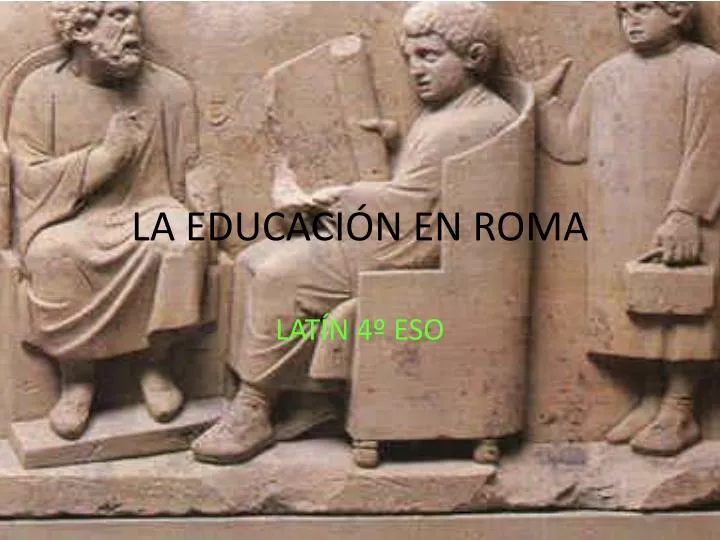 la educaci n en roma