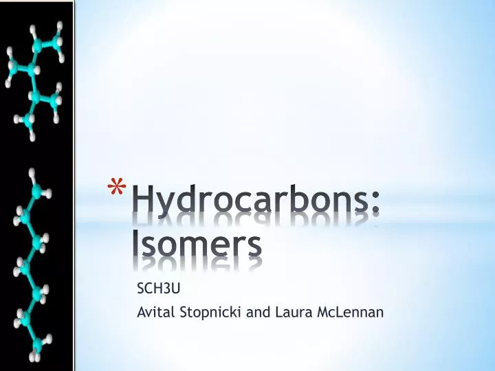 hydrocarbons isomers