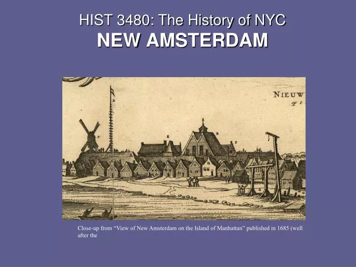 hist 3480 the history of nyc new amsterdam