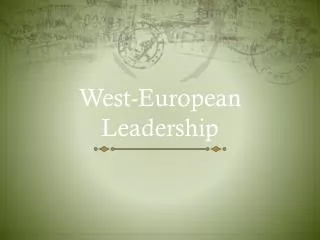 West-European Leadership