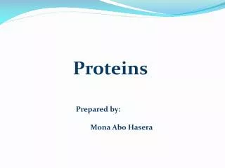 Proteins