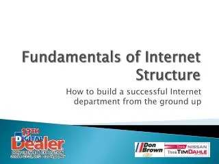 Fundamentals of Internet Structure